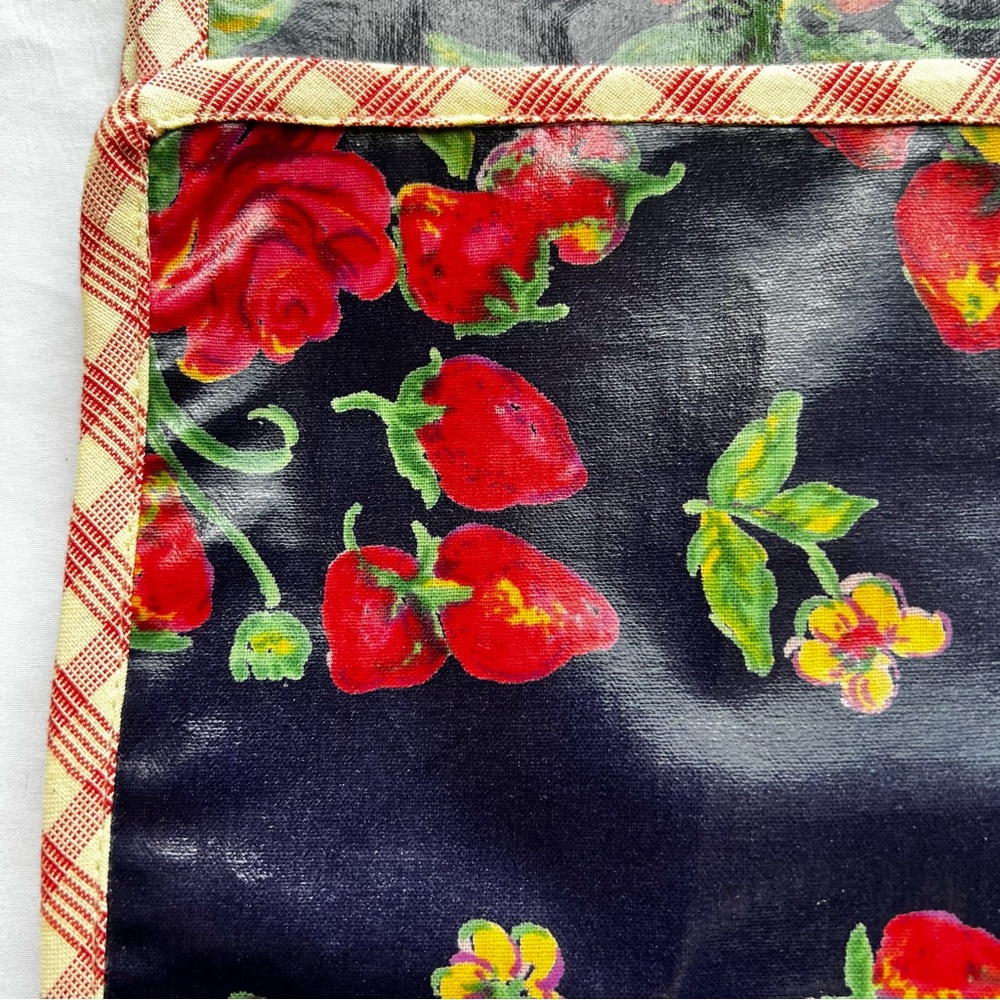 4PC April Cornell Home Collection Strawberry Oil PM Rose Floral Placemat SET - Picture 4 of 16